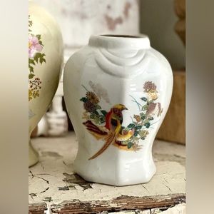 Small vintage bird vase
